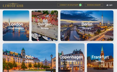 Luxury Limousine Transfer Service in Oslo – Travel in Style & Comfort