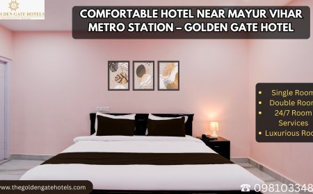 Comfortable Hotel Near Mayur Vihar Metro Station – Golden Gate Hotel