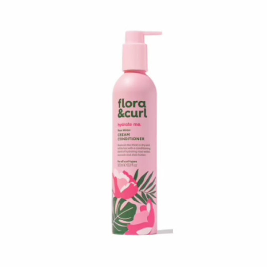 Flora & Curl Rose Water Cream Conditioner: The Ultimate Hydration for Curly Hair