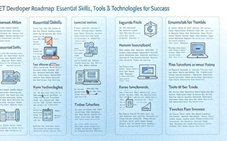 .NET Developer Roadmap: Essential Skills, Tools & Technologies for Success