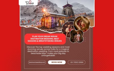 Top Wedding Seasons and Stunning Venues for Destination Weddings in India