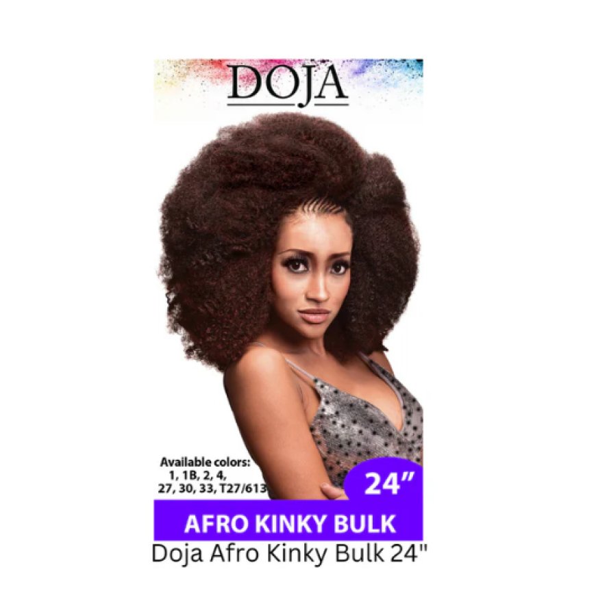 Elevating Natural Hair: Doja Afro Kinky Crochet & Latch Hook Bulk 24 – The Ultimate in Protective Styling