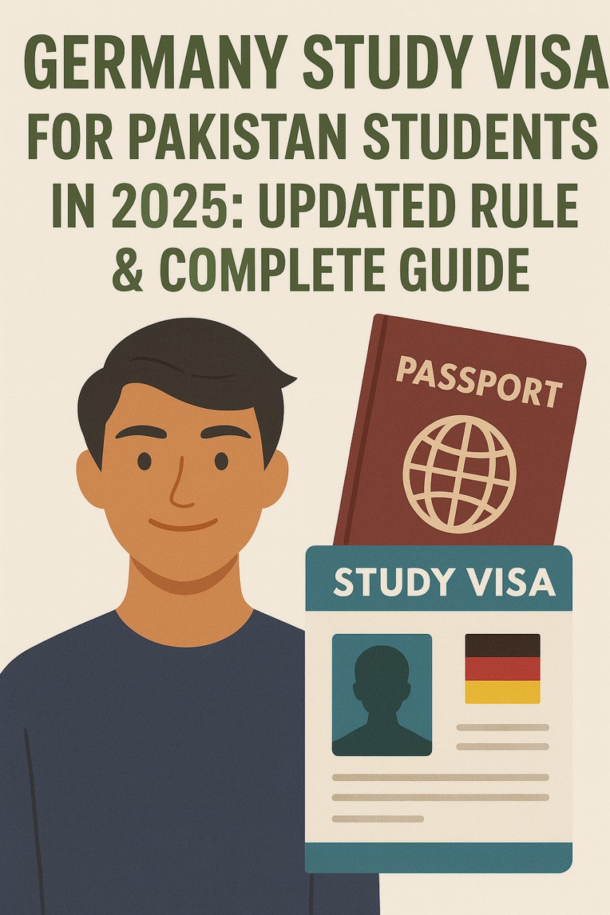 Germany Study Visa for Pakistan Students in 2025: Updated Rules & Complete Guide