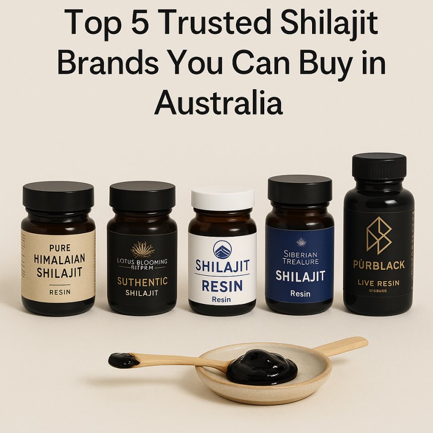 Top 5 Trusted Shilajit Brands You Can Buy in Australia