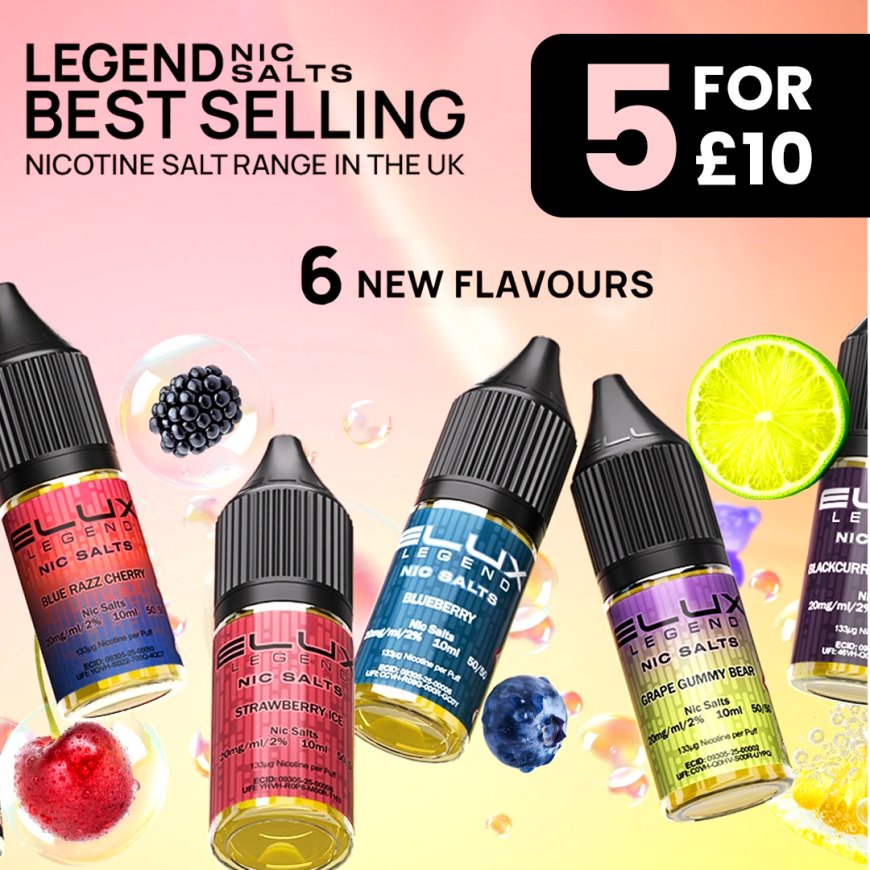 Elux 5 for 10: The Best Value Vape Liquid Deal in the UK