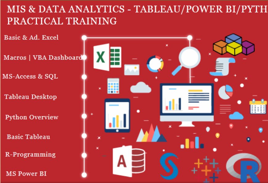Self-paced MIS Program in Delhi, 100% Job Guarantee, Limited Period Offer "Free Tableau Certification,"